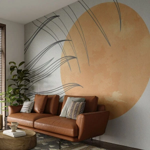 Fotomurali Autoadesivo Deluxe Sticker - Sempre verso il sole - Sole, Minimalismo, Pezzo - 300x210 cm