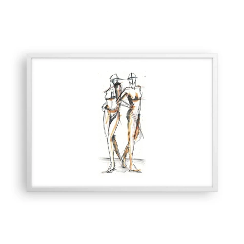 Poster in cornice bianca - Studio di armonia - 70x50 cm