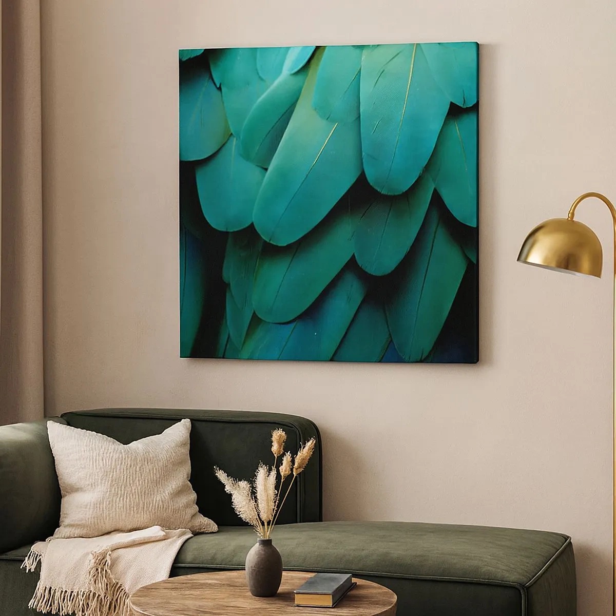 Quadro su tela - Stampe su Tela - Precisione da pappagallo - 30x30 cm