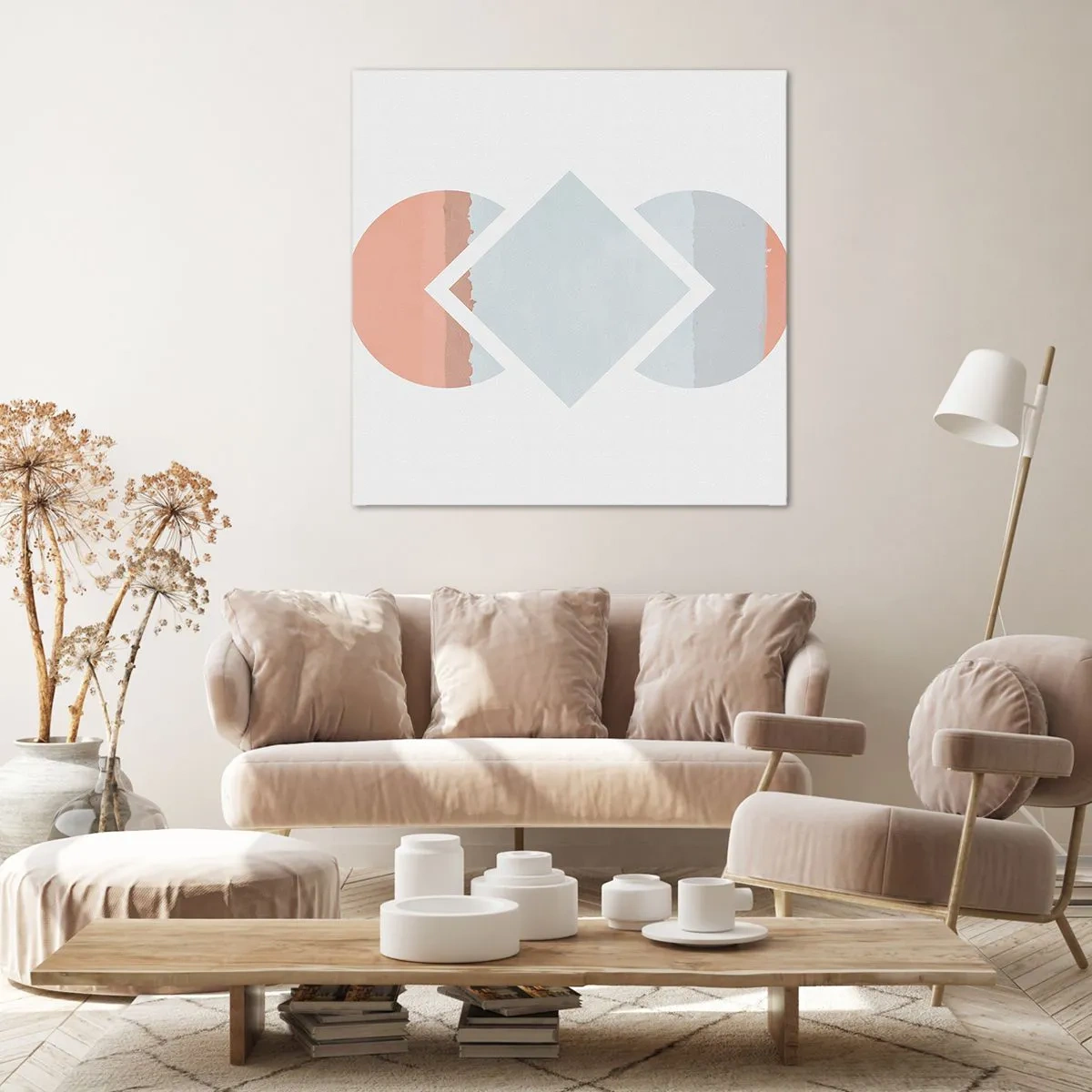 Quadro su tela - Stampe su Tela - La situazione è chiara - 70x70 cm