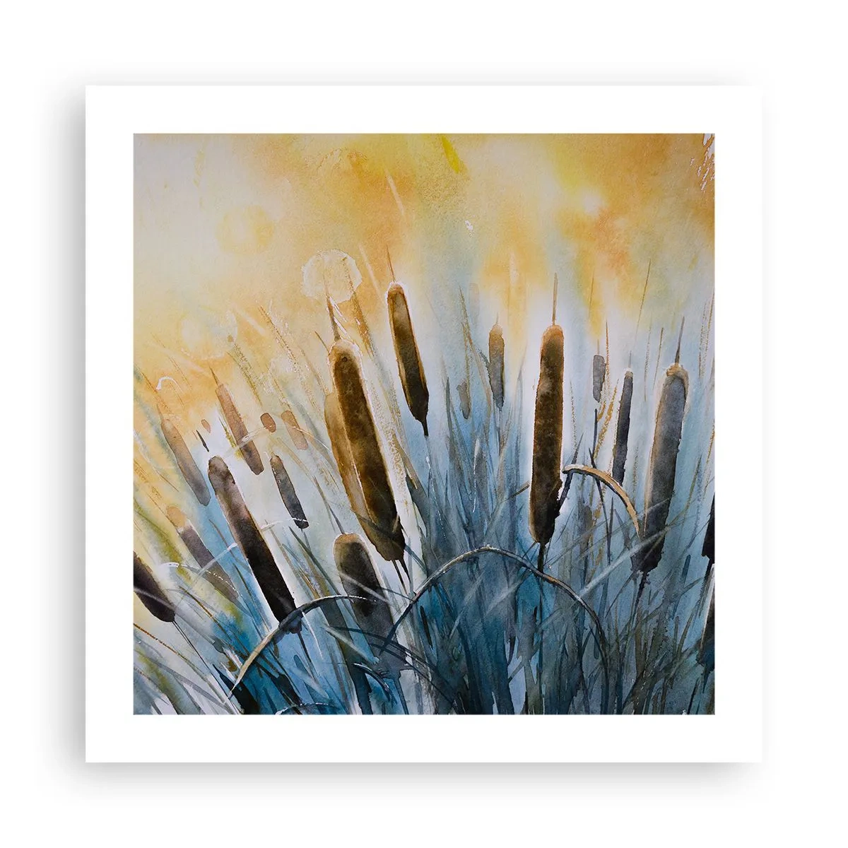 Poster - Fresco dell'acqua, calore del sole - 50x50 cm