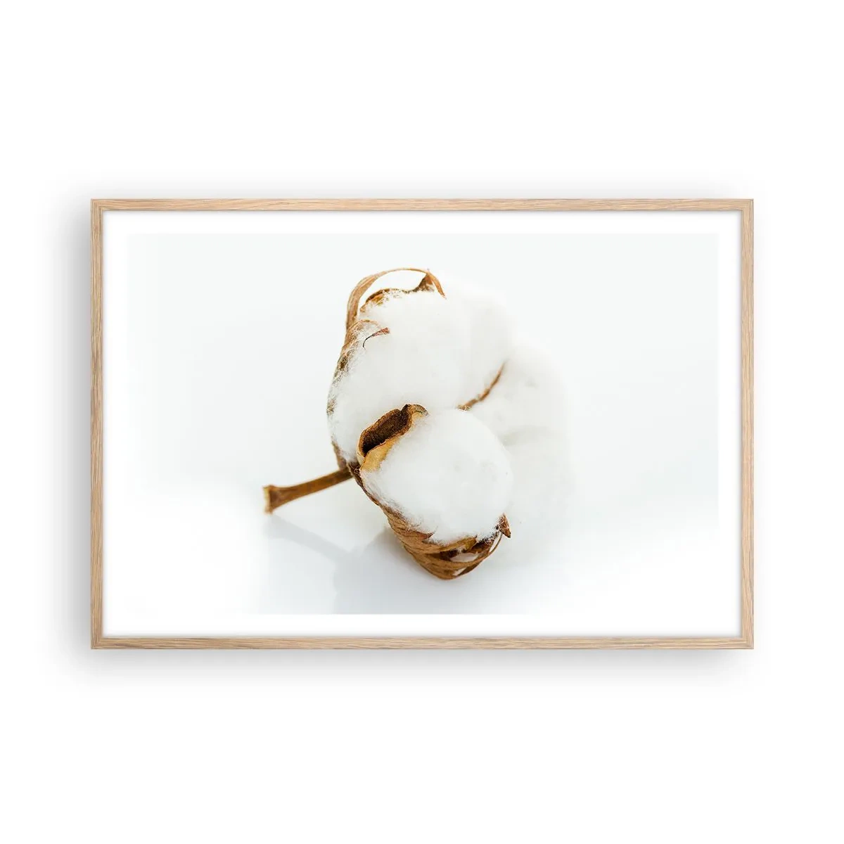 Poster in cornice rovere chiaro - Naturalmente morbido - 91x61 cm