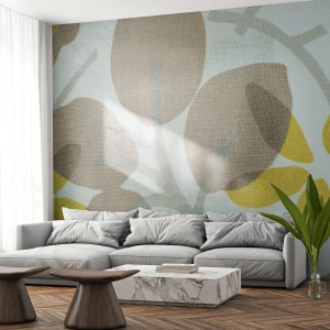 Fotomurali Autoadesivo Deluxe Sticker - Composizione sotto al sole - Boho, Fiori, Minimalismo - 100x70 cm