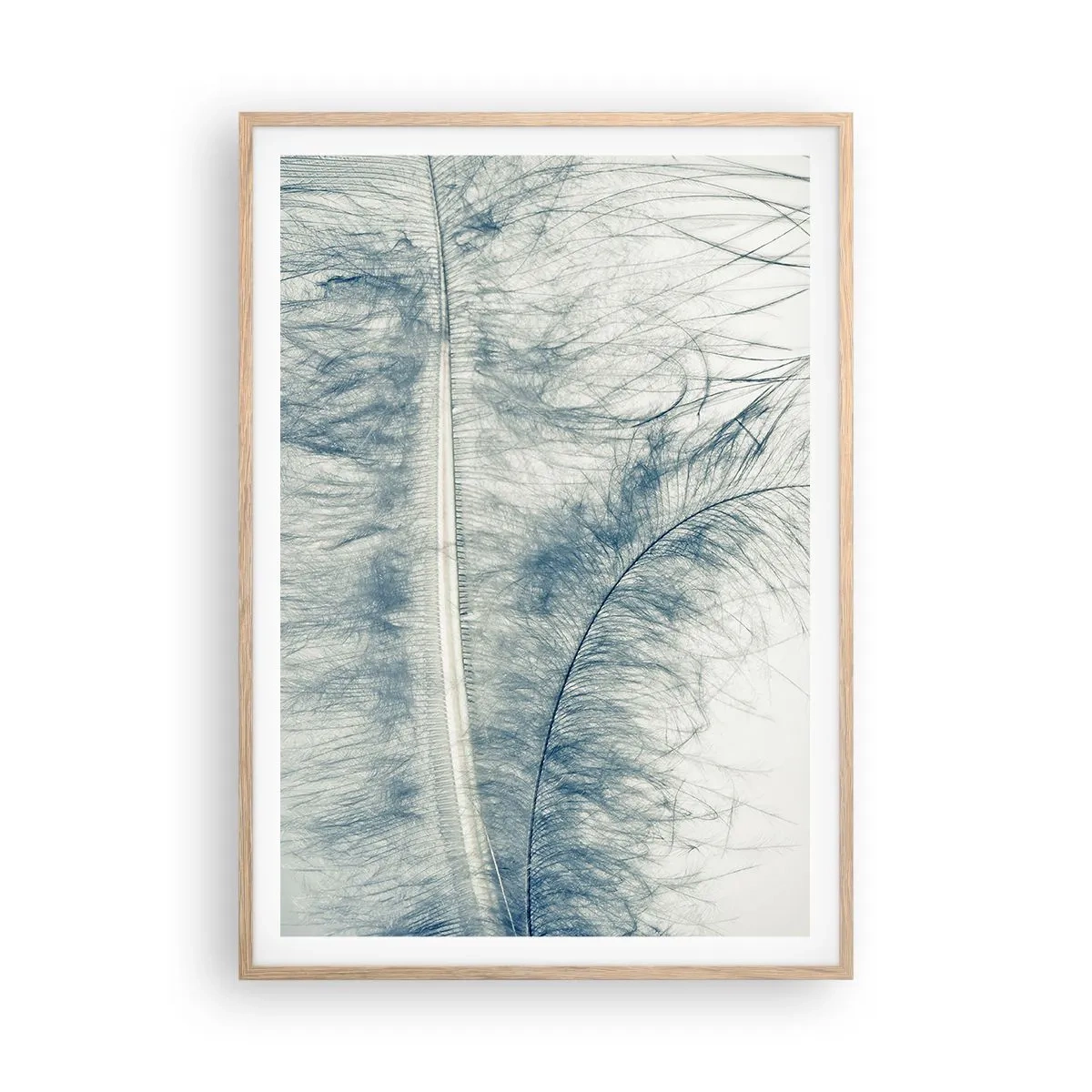 Poster in cornice rovere chiaro - Il sussurro della natura - 70x100 cm