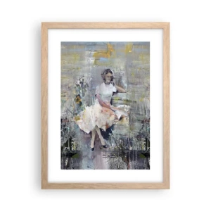 Poster in cornice rovere chiaro - Classica e moderna - 30x40 cm