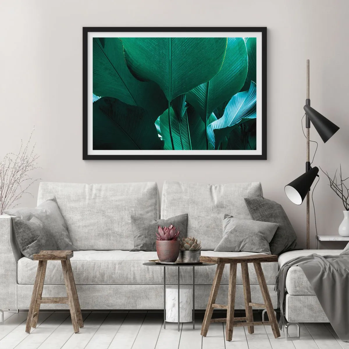 Poster in cornice nera - Verso la luce - 91x61 cm
