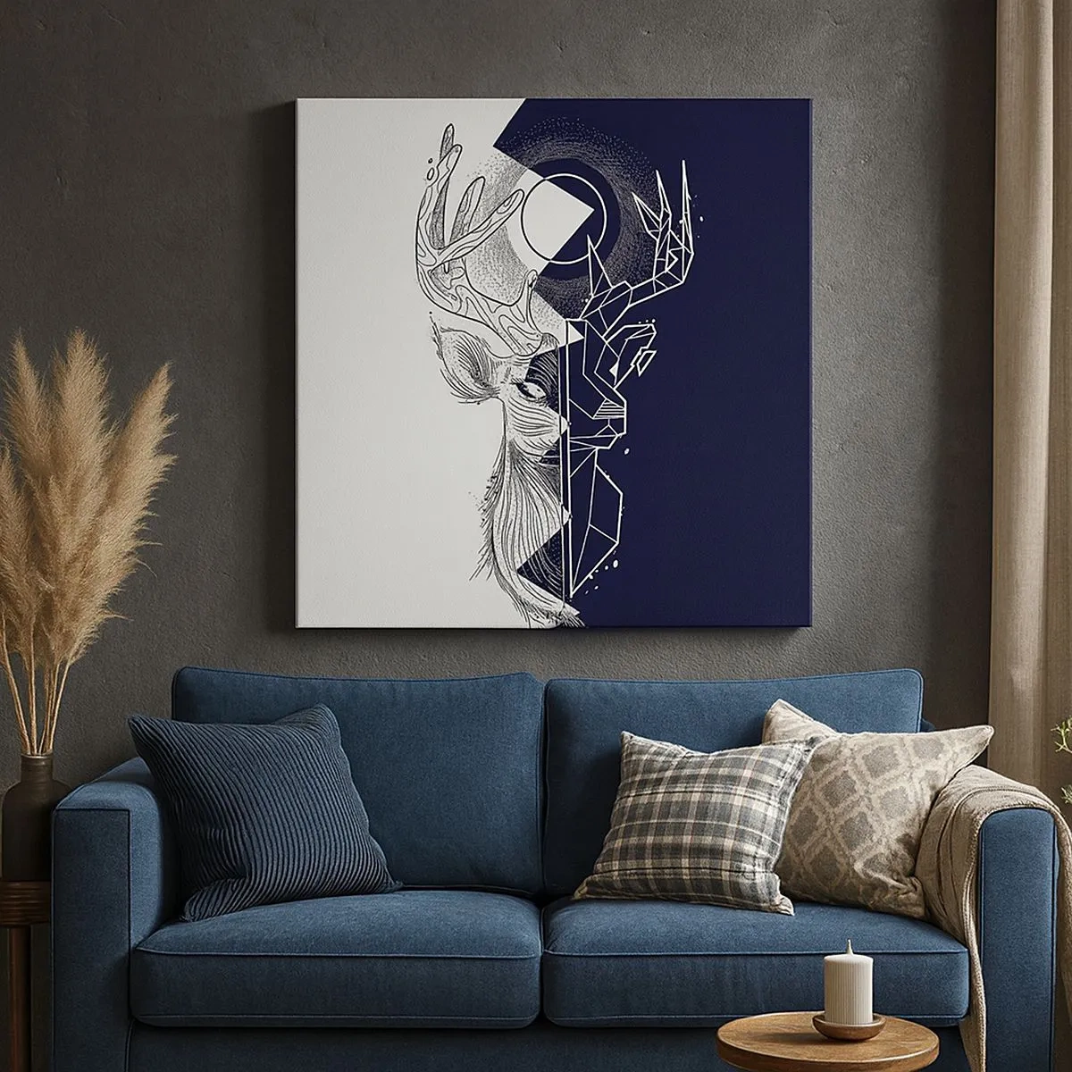 Quadro su tela - Stampe su Tela - Lotta e unità degli opposti - 30x30 cm