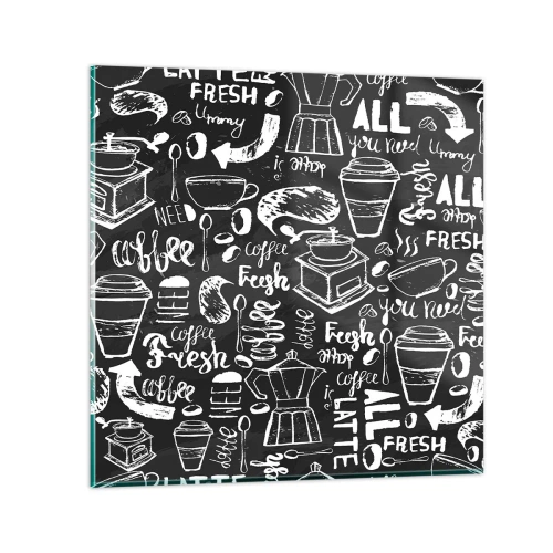 Quadro su vetro - All you need is… - 30x30 cm