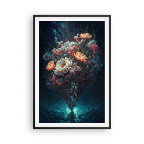 Poster in cornice nera - Uno strano giardino - 61x91 cm
