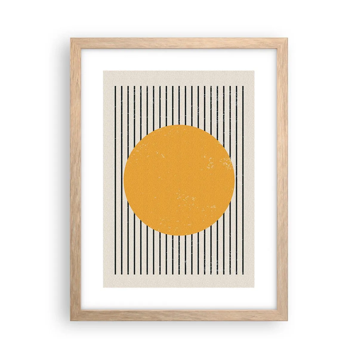 Poster in cornice rovere chiaro - La forza della semplicità - 30x40 cm