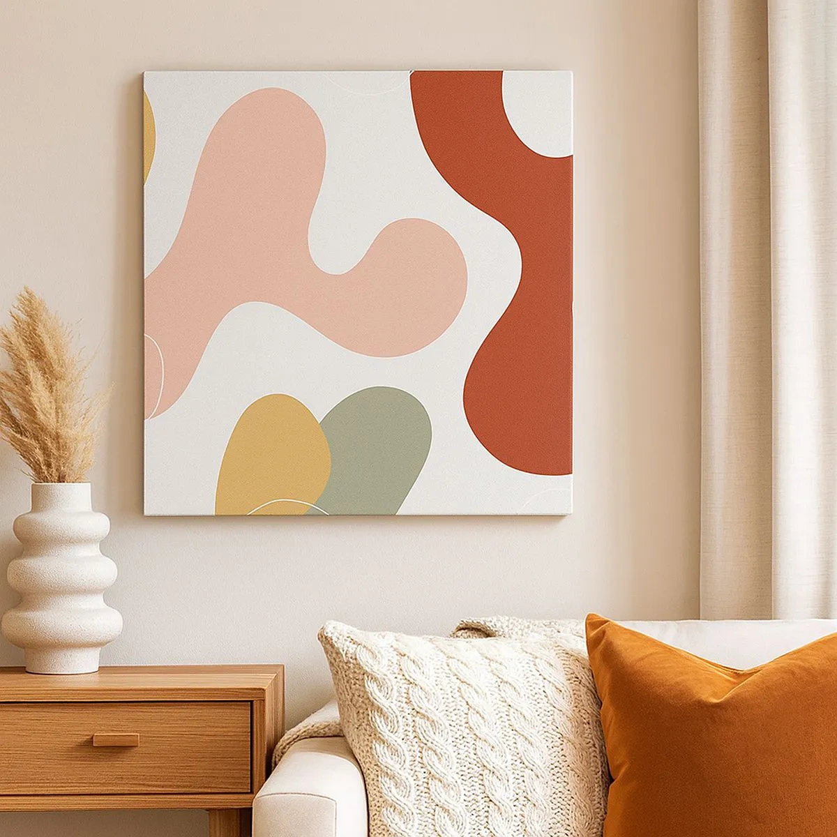 Quadro su tela - Stampe su Tela - Ghirigori - 30x30 cm