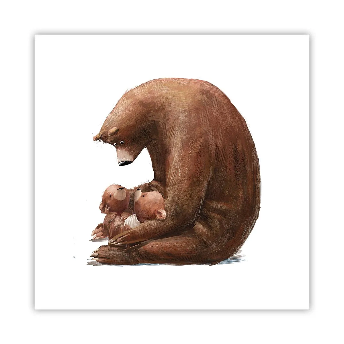 Poster - Sogni d'oro, bambini - 40x40 cm