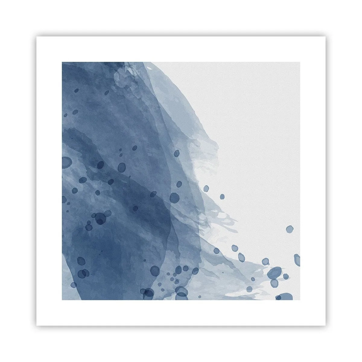Poster - Tulle blu - 40x40 cm