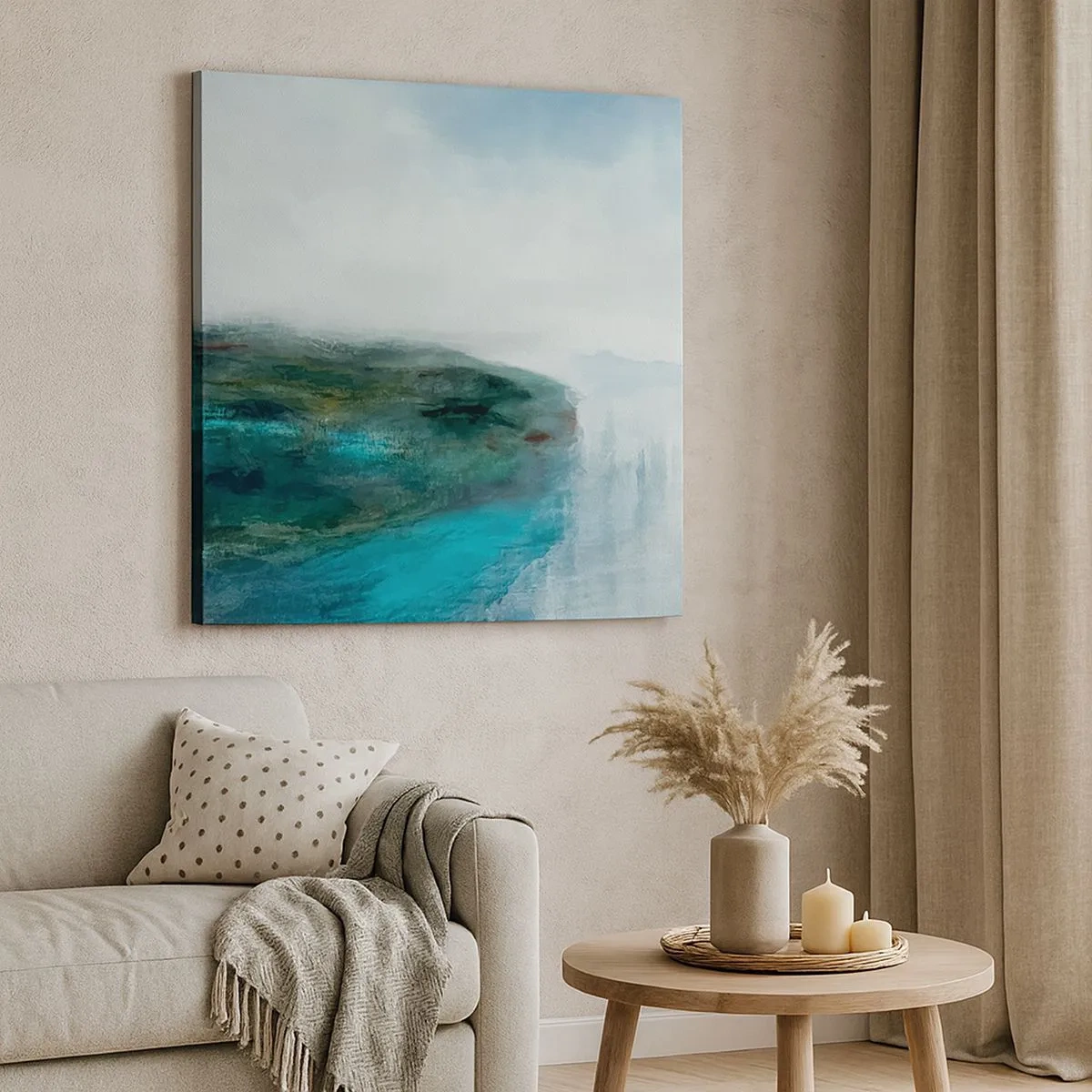 Quadro su tela - Stampe su Tela - Astrazione marittima - 30x30 cm