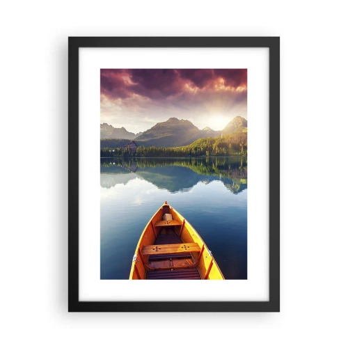 Poster in cornice nera - Niente contro natura - 30x40 cm