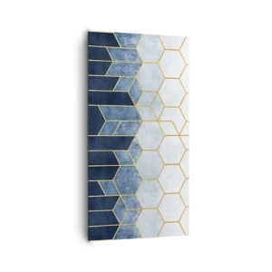 Quadro su tela - Stampe su Tela - Composizione a ritmo sincopato - 65x120 cm