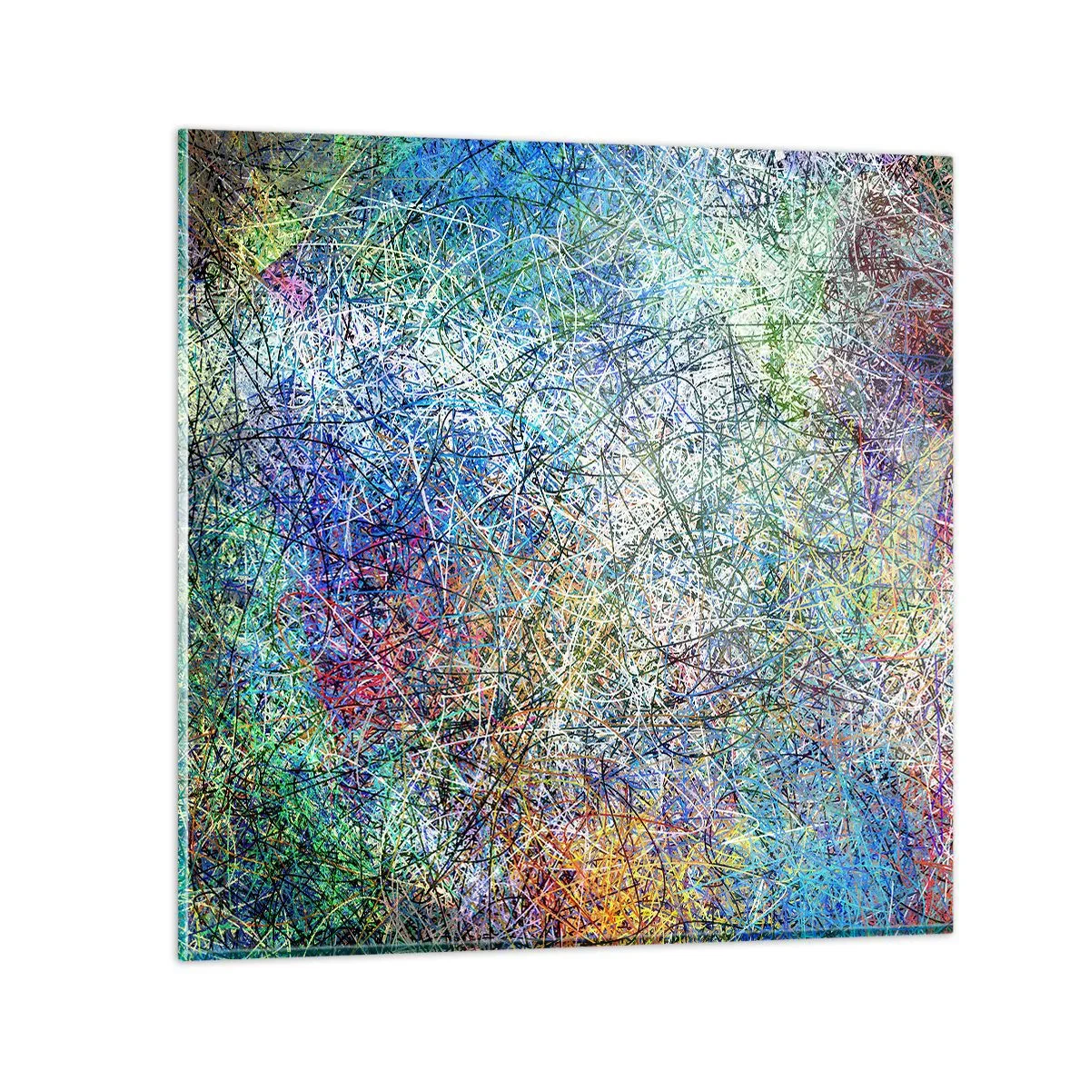 Quadro su vetro - Non è cosi semplice - 70x70 cm