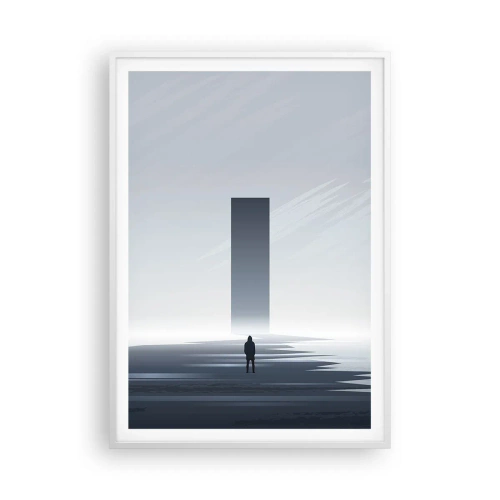 Poster in cornice bianca - Opportunità o minaccia? - 70x100 cm