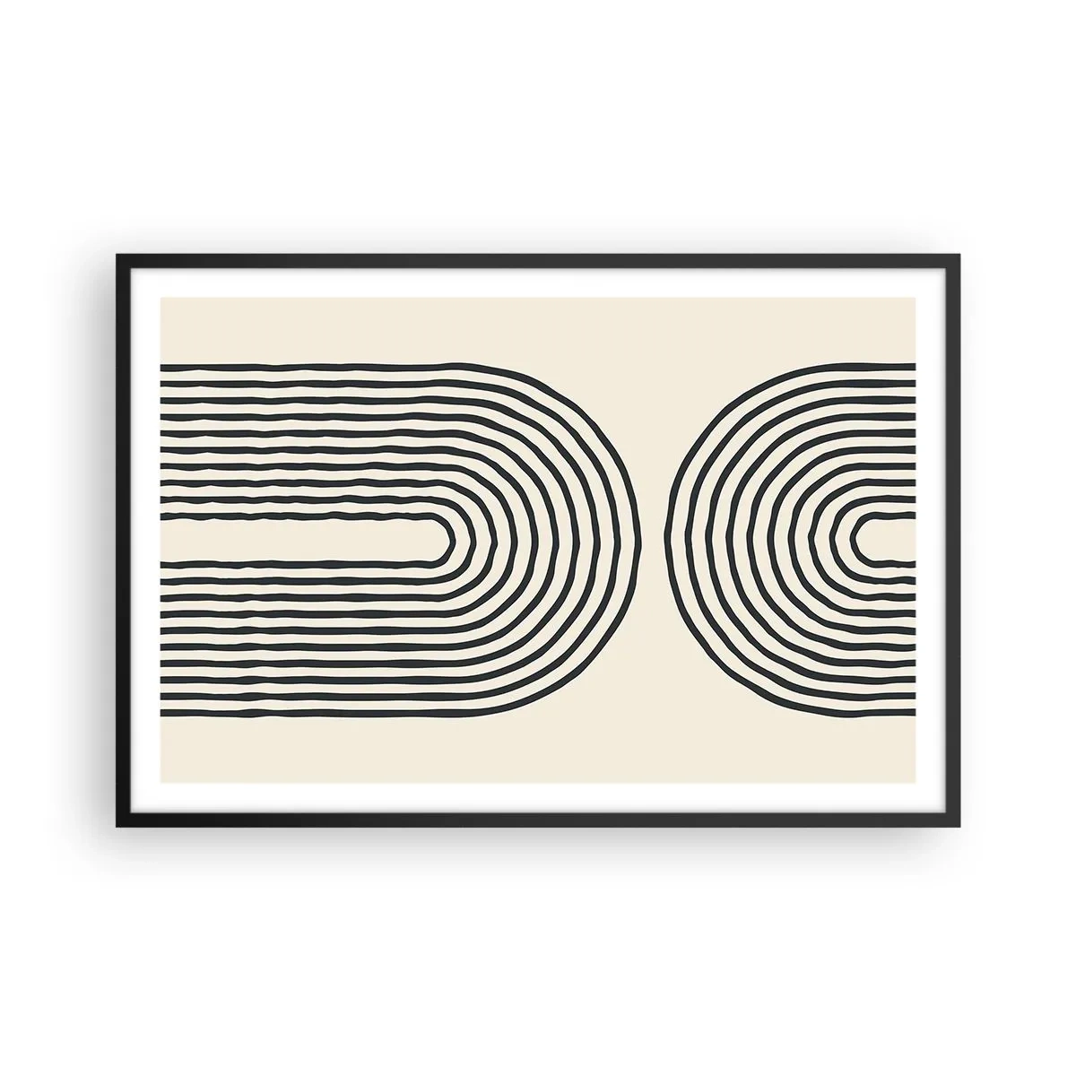 Poster in cornice nera - Tra un attimo... - 91x61 cm