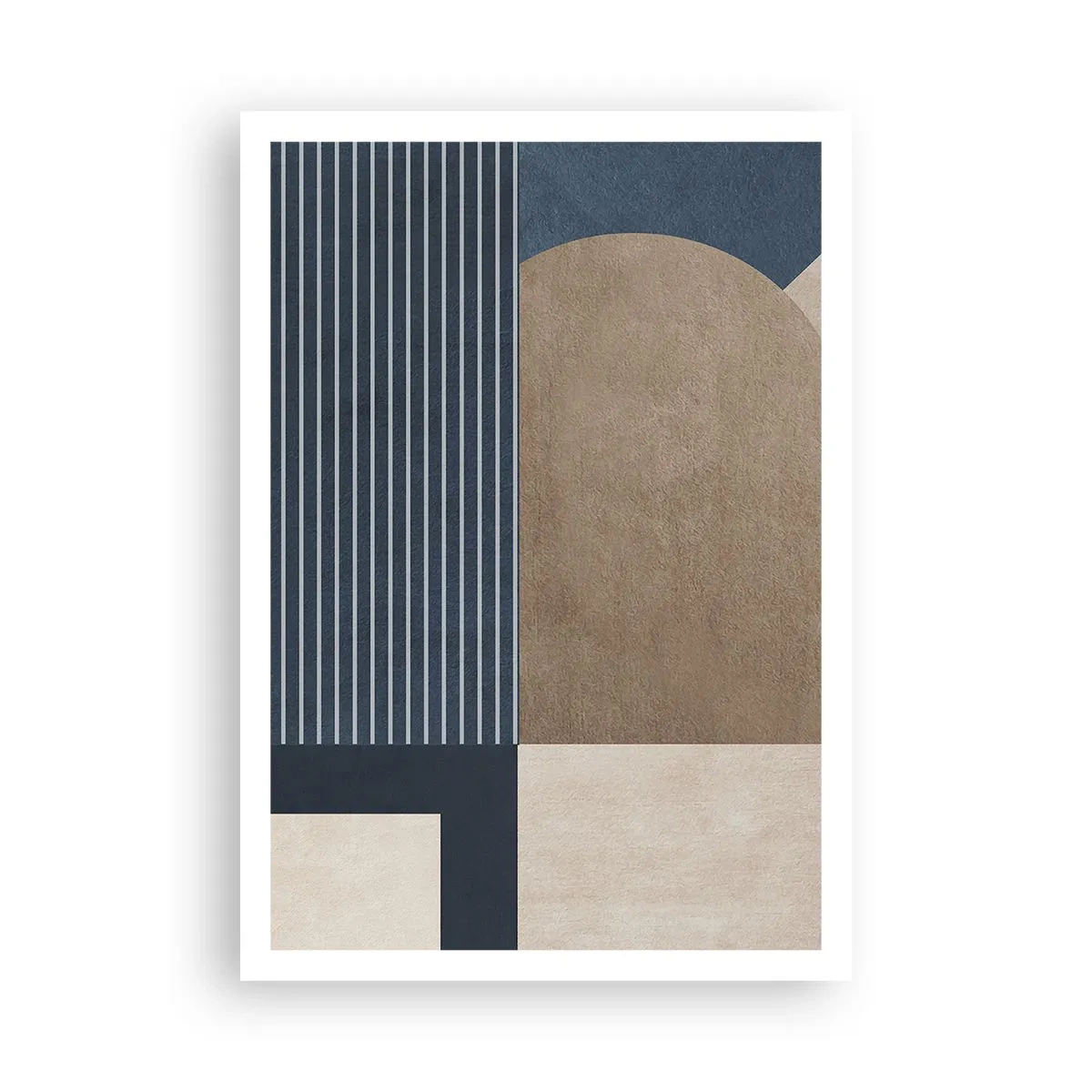 Poster - Composizione di semplicità e rotondità - 70x100 cm