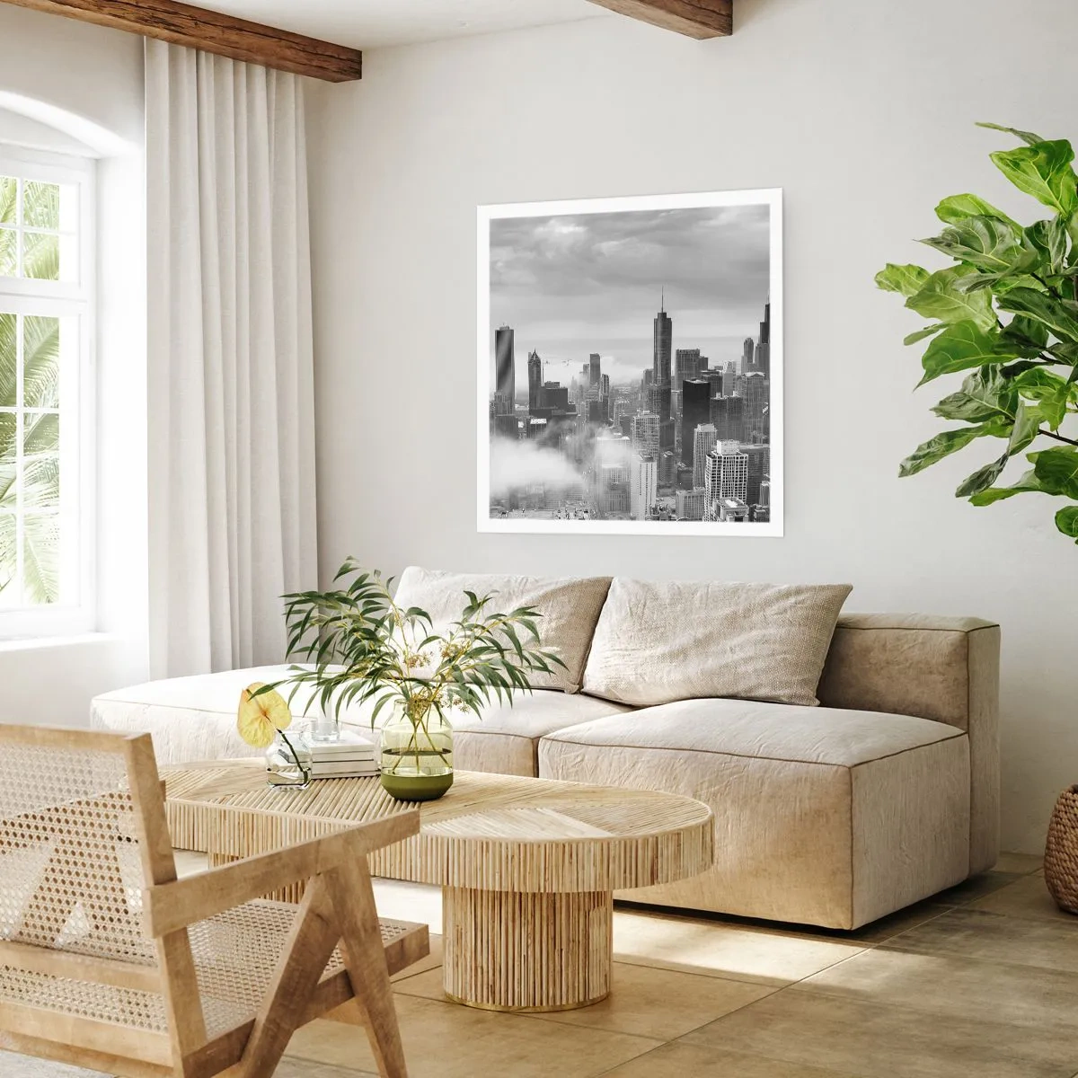 Poster - Paesaggio americano - 50x50 cm