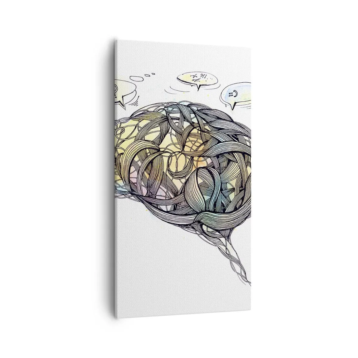 Quadro su tela - Stampe su Tela - L'uomo: un grande mistero - 55x100 cm