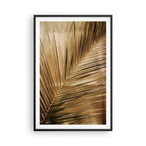 Poster in cornice nera - Colonnato naturale - 61x91 cm