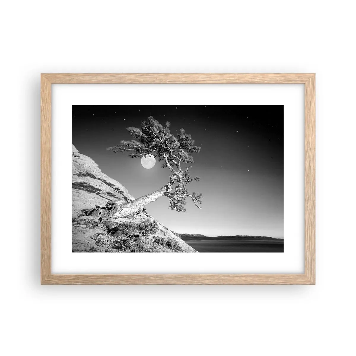 Poster in cornice rovere chiaro - Guerriera vittoriosa - 40x30 cm