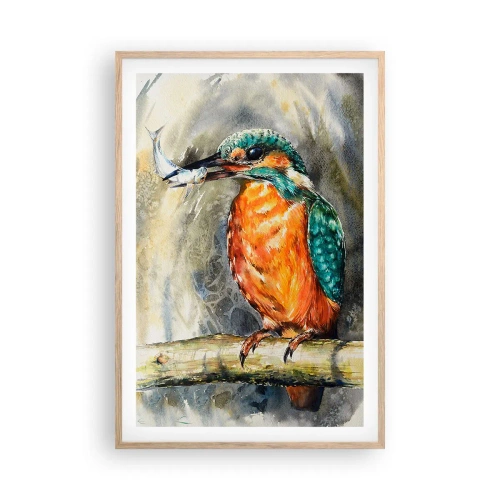 Poster in cornice rovere chiaro - La legge della natura - 61x91 cm