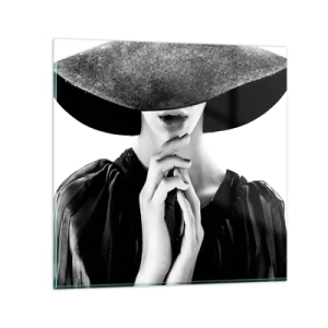 Quadro su vetro - Bellezza celata - 70x70 cm