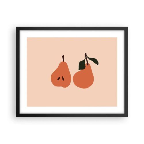 Poster in cornice nera - La dolcezza stessa - 50x40 cm