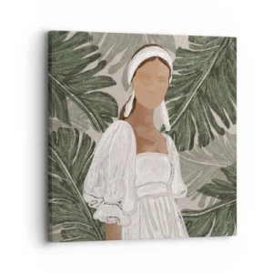 Quadro su tela - Stampe su Tela - Ritratto esotico - 30x30 cm