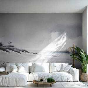 Fotomurali Premium Canvas - Insieme da sempre - Dune, Spiaggia, Oceano - 400x280 cm