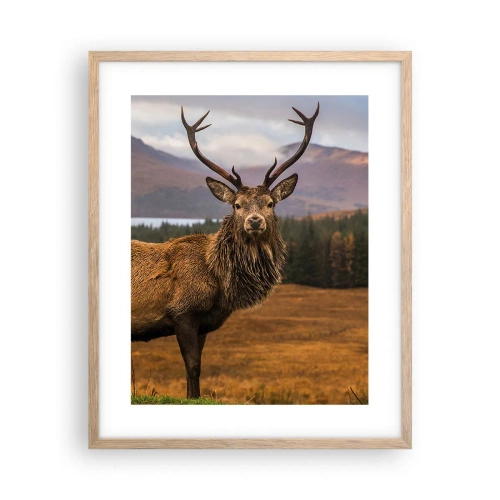 Poster in cornice rovere chiaro - Maestà della natura - 40x50 cm