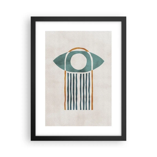 Poster in cornice nera - Segni e rituali - 30x40 cm