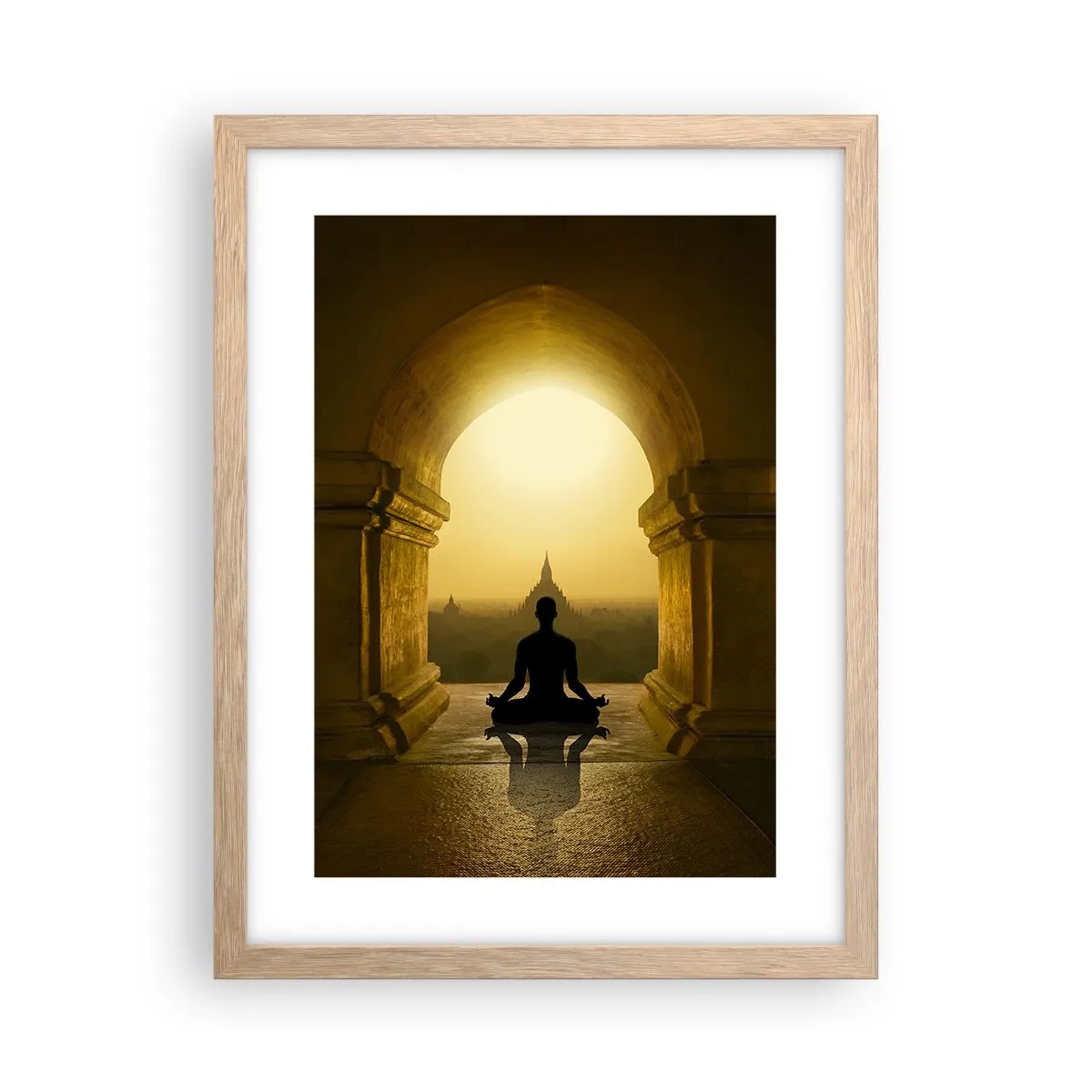 Poster in cornice rovere chiaro - Armonia completa - 30x40 cm