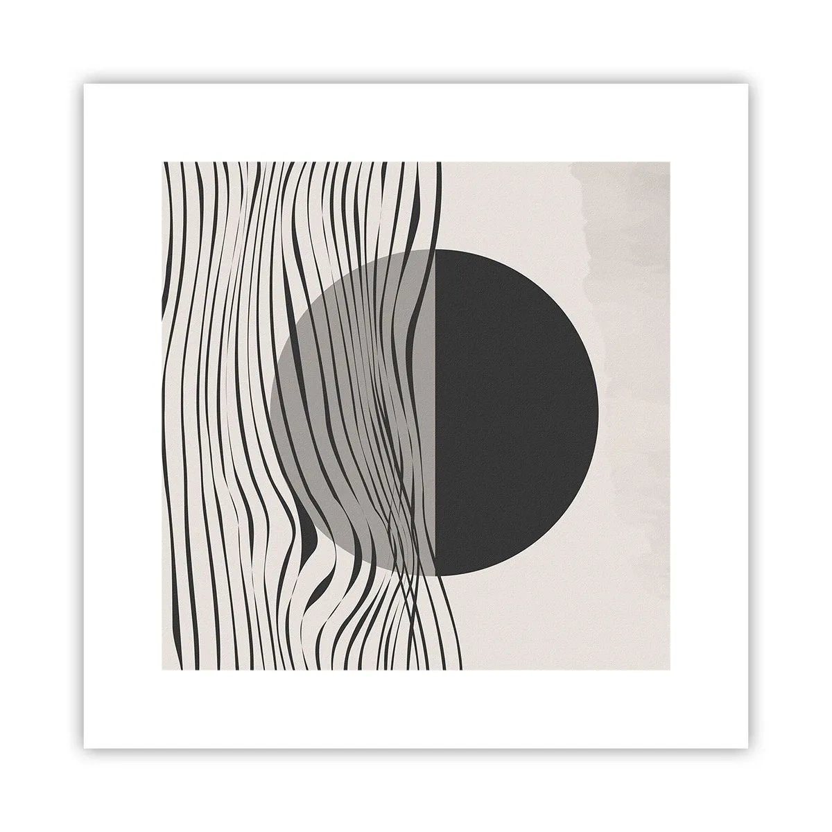 Poster - Composizione a metà - 30x30 cm