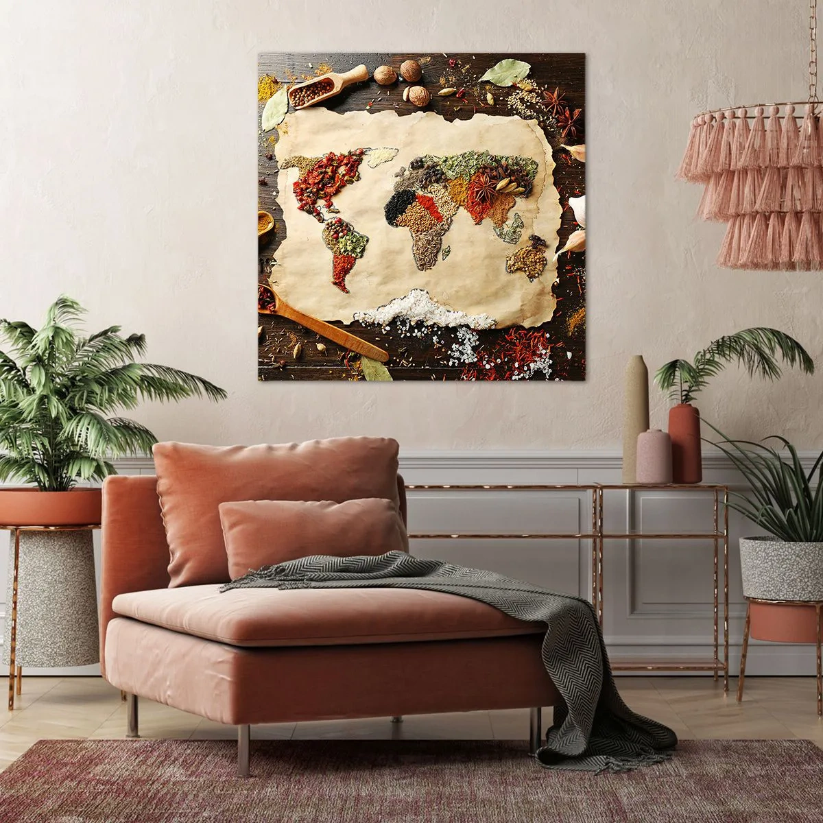 Quadro su tela - Stampe su Tela - Tutti i gusti del mondo - 30x30 cm