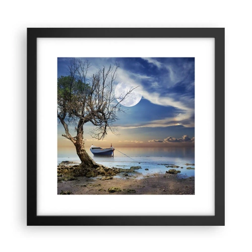 Poster in cornice nera - È la fine o l'inizio? - 30x30 cm