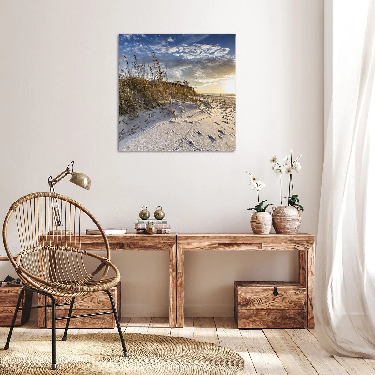 Quadro su tela - Stampe su Tela - Invito a passeggiare - 30x30 cm
