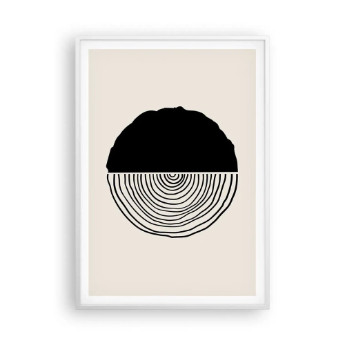 Poster in cornice bianca - A metà - 70x100 cm