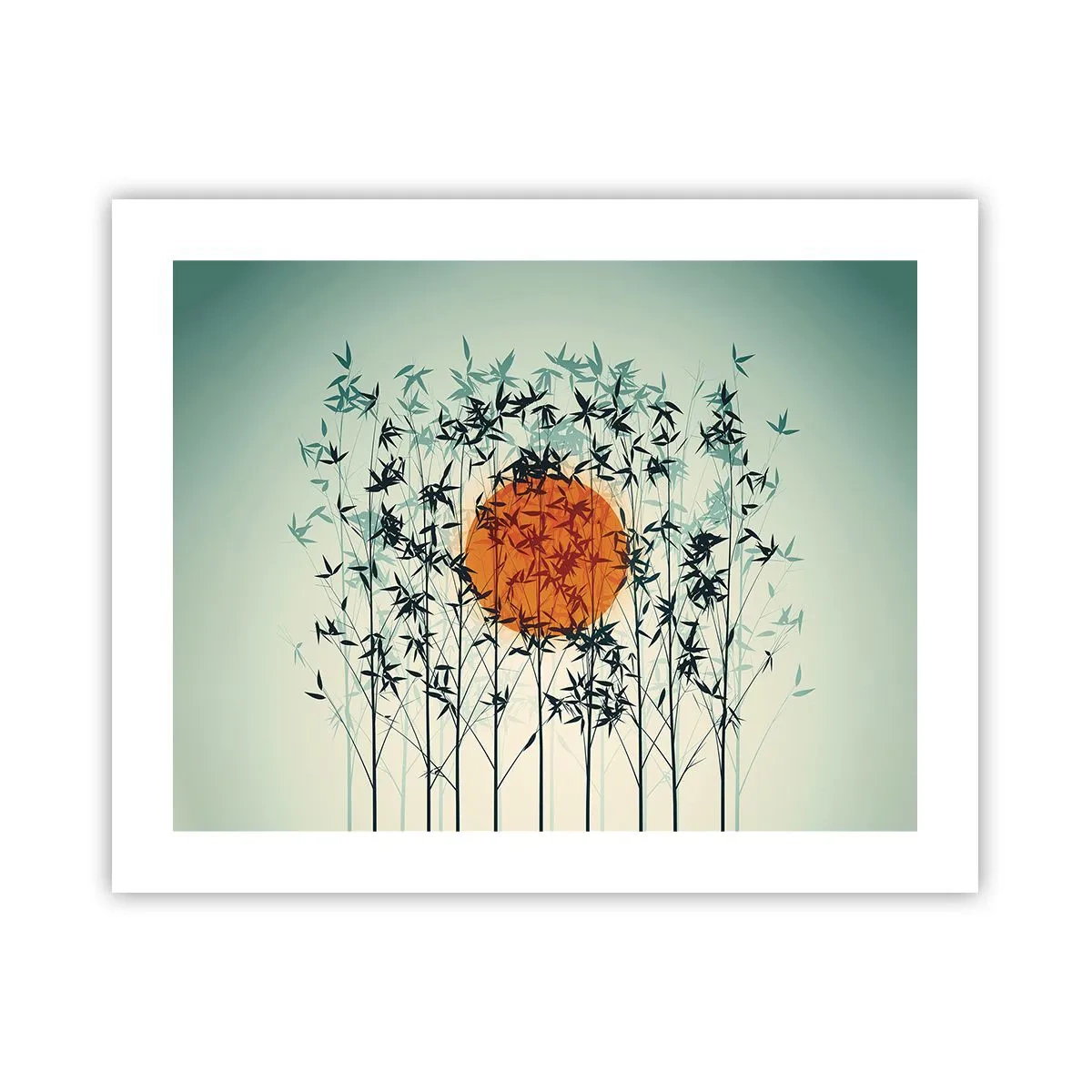 Poster - Sole giapponese - 50x40 cm