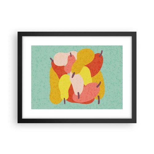 Poster in cornice nera - Assaggia il sole estivo - 40x30 cm