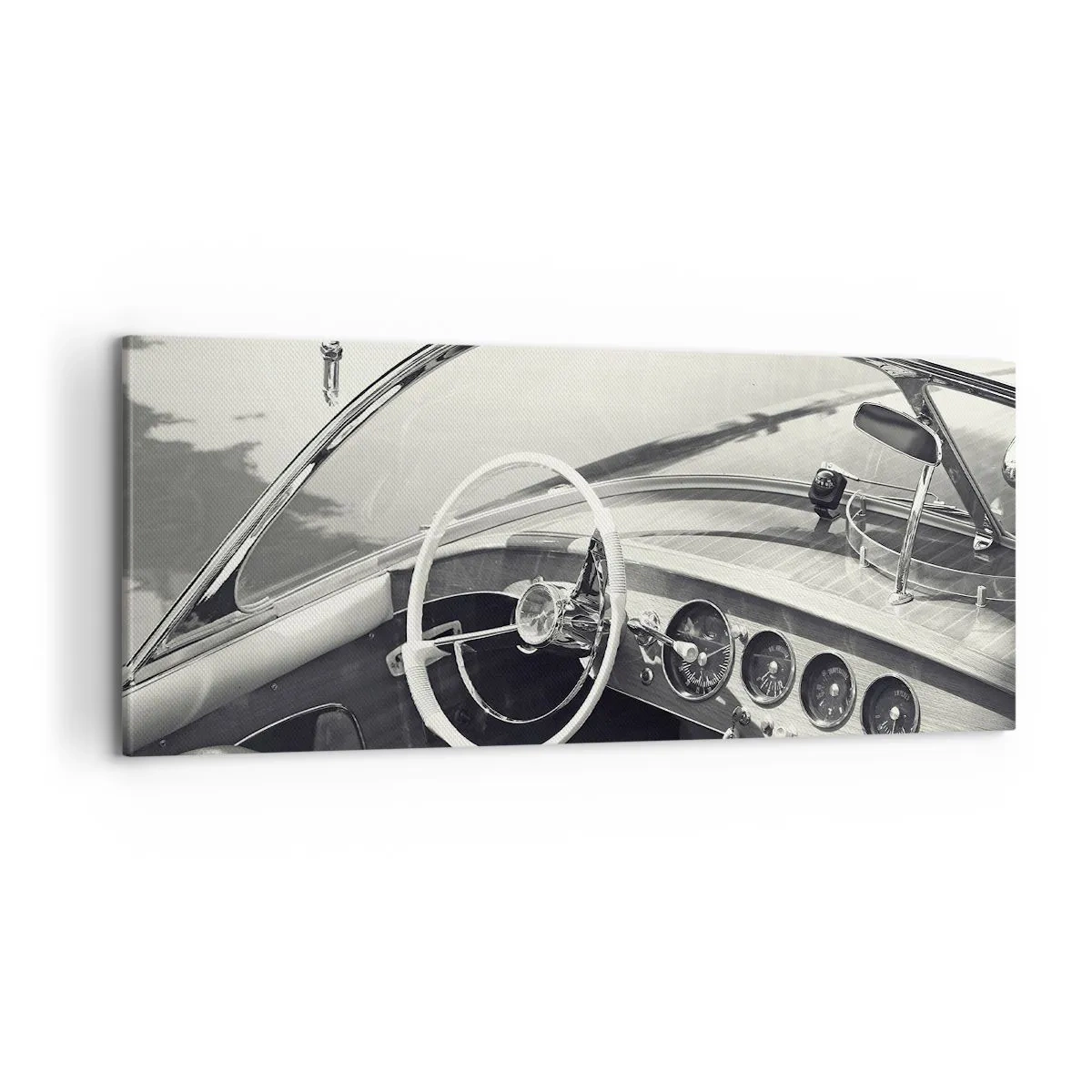 Quadro su tela - Stampe su Tela - Il ricco e il povero - 100x40 cm