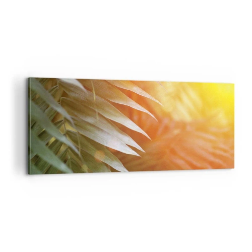 Quadro su tela - Stampe su Tela - L'alba nella giungla - 100x40 cm
