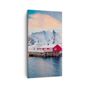 Quadro su tela - Stampe su Tela - Atmosfera del nord - 45x80 cm