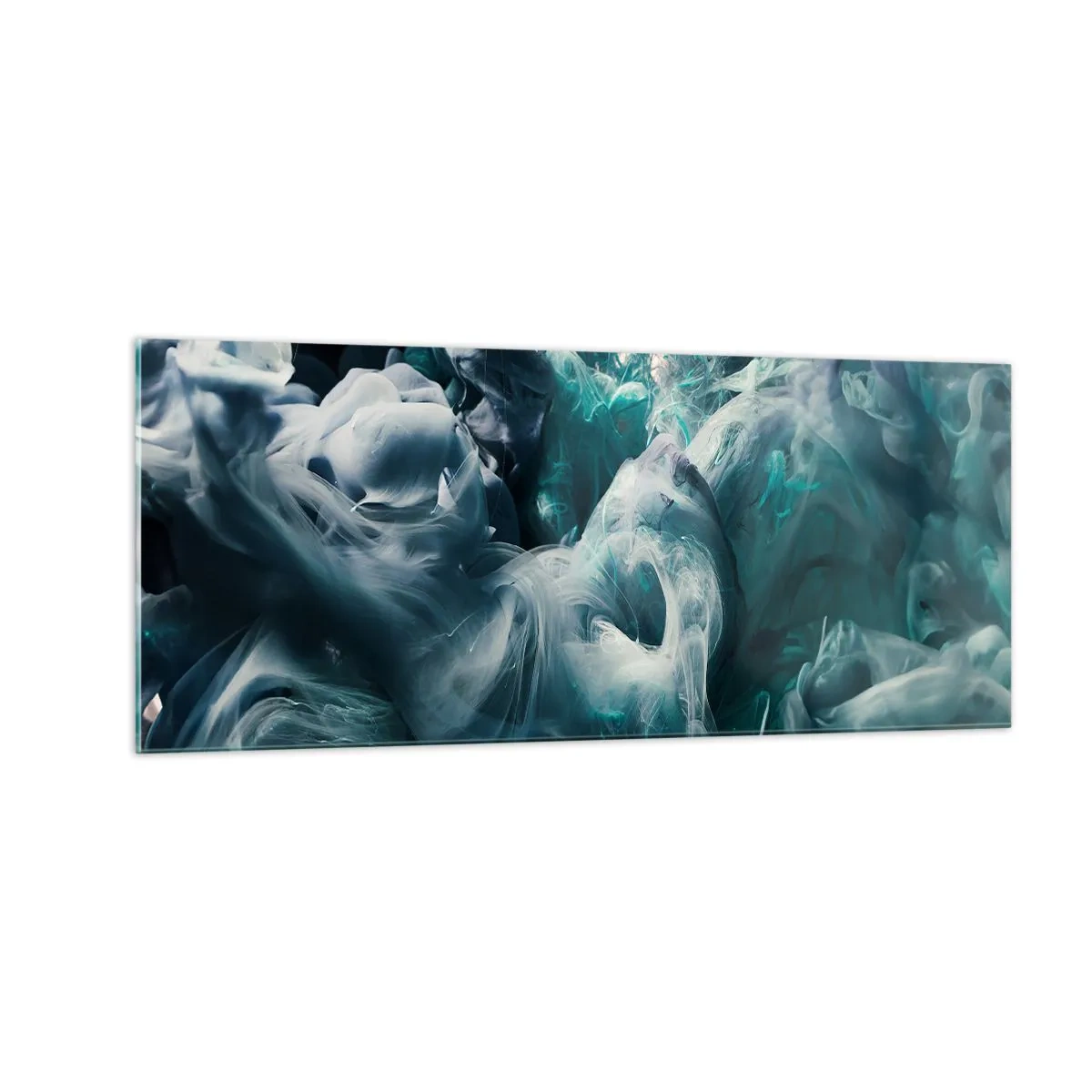 Quadro su vetro - Il movimento dei colori - 100x40 cm