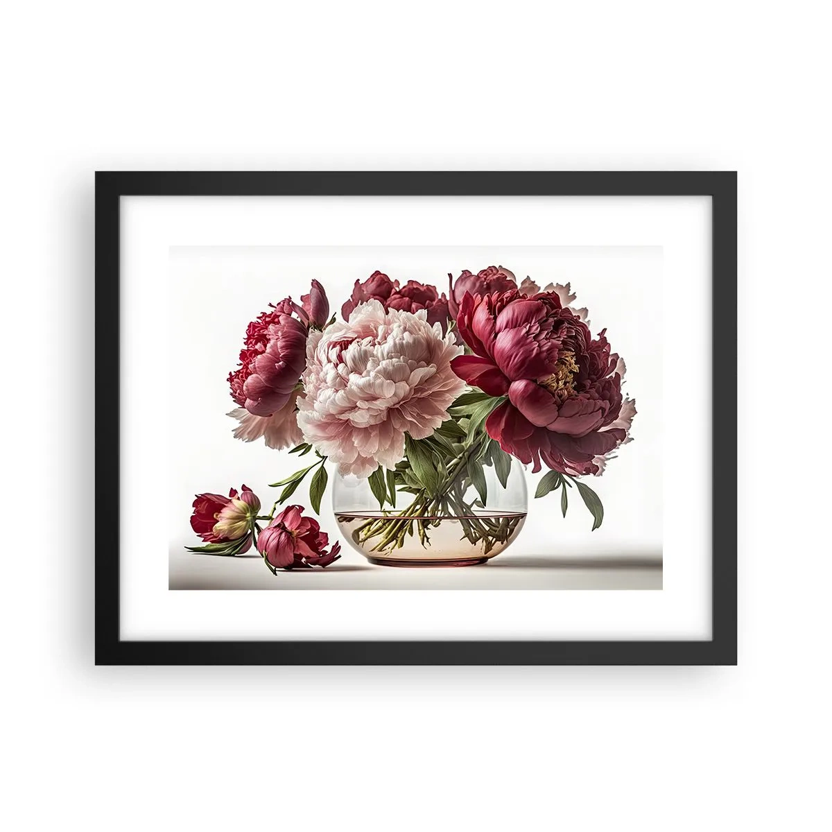Poster in cornice nera - Bellezza in piena fioritura - 40x30 cm