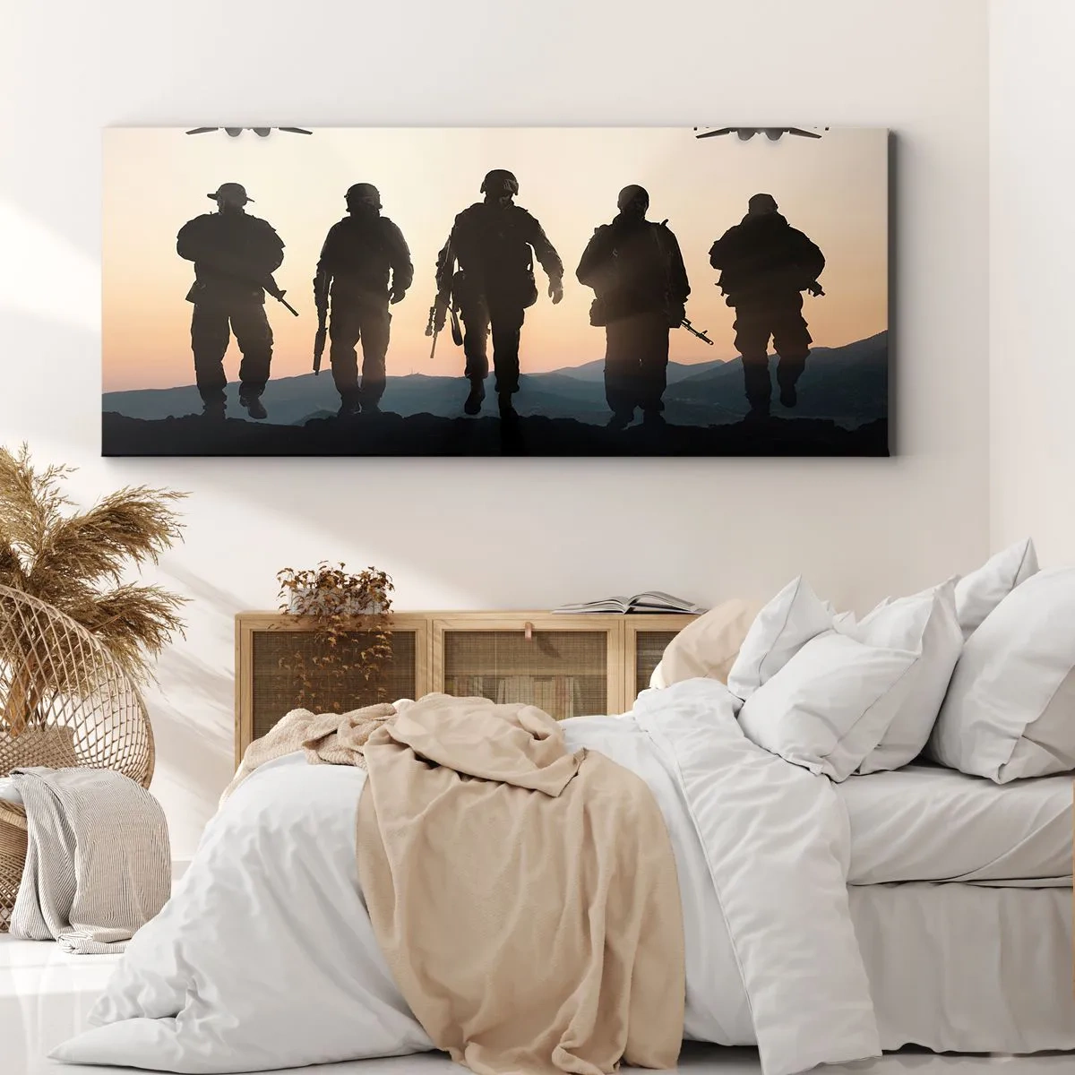 Quadro su tela - Stampe su Tela - Benvenuto nel nostro mondo - 100x40 cm
