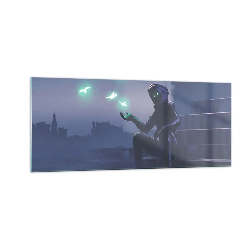 Quadro su vetro - La vita ritorna - 100x40 cm